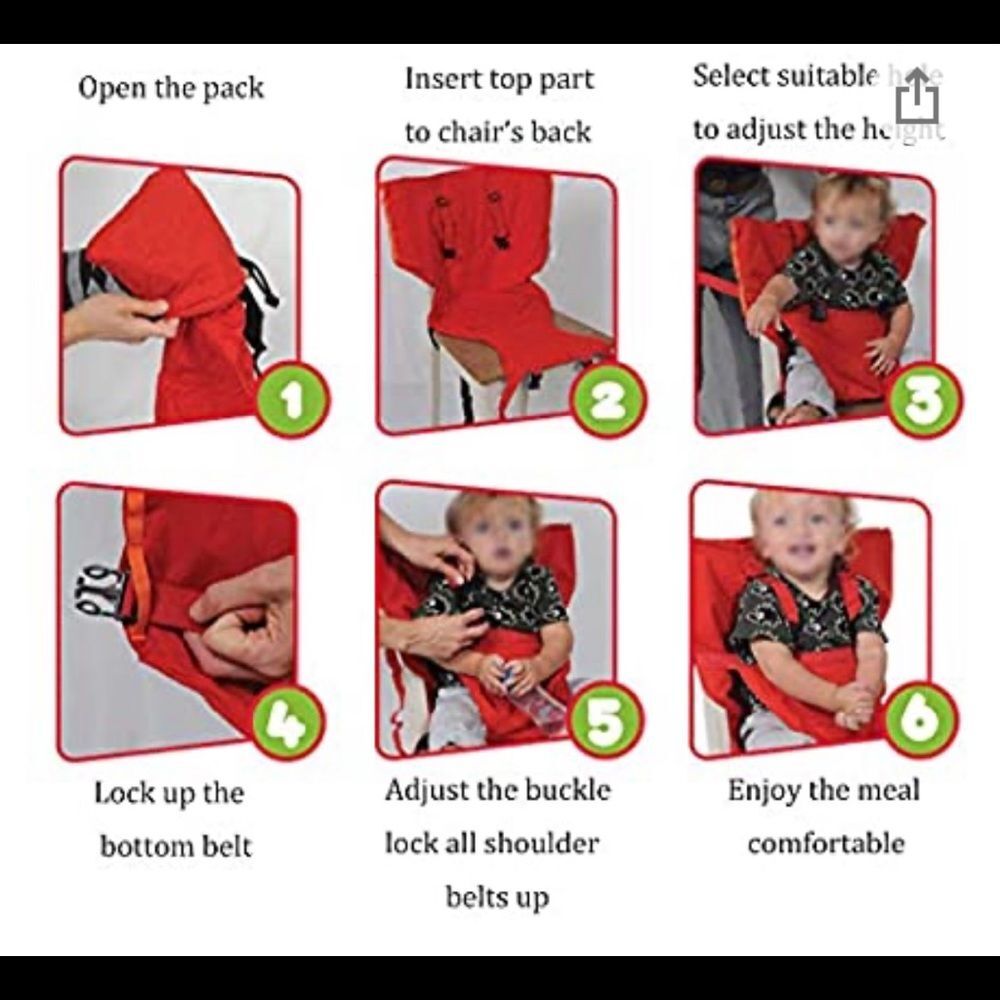 Sack n seat baby seat (new version)